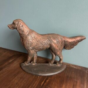 Iron Dog Door Stopper or Bookend